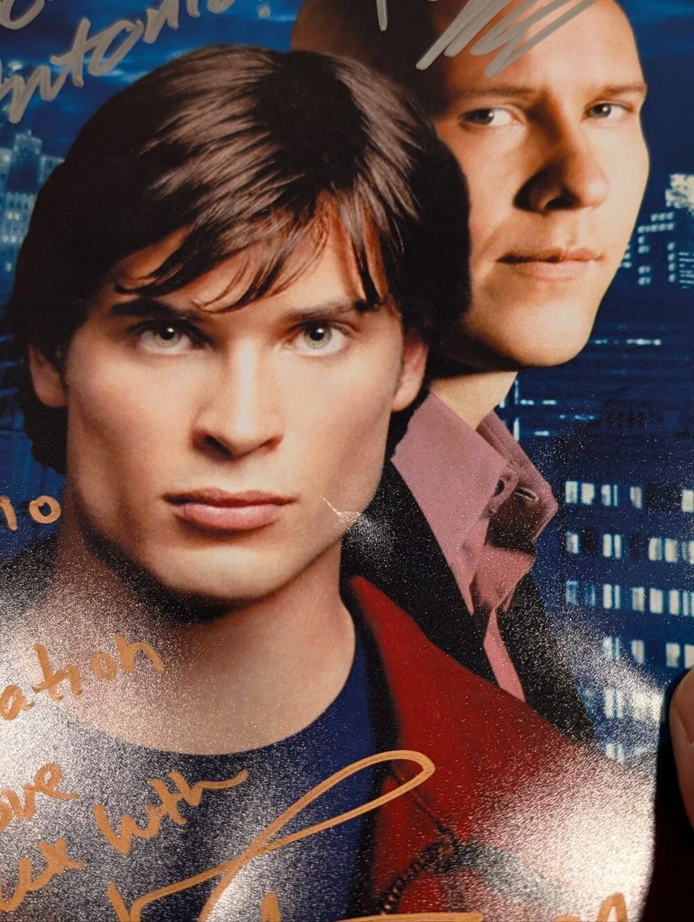 Tom Welling Michael Rosenbaum Signed Smallville 8x10 Photo Clark Kent Lex Luthor